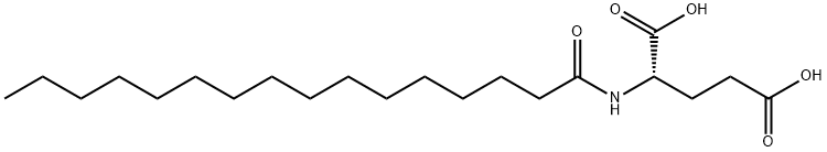 PALMITOYL GLUTAMIC ACID Structure