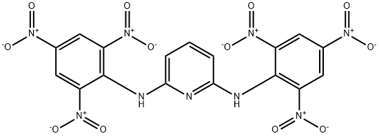 N,N'-Bis(2,4,6-trinitrophenyl)-2,6-pyridinediamine Structure