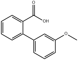 2-BIPHENYL-(3'-METHOXY)CARBOXYLIC ACID Structure