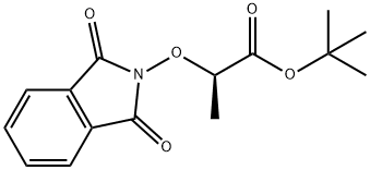 Propanoic acid, 2-[(1,3-dihydro-1,3-dioxo-2H-isoindol-2-yl)oxy]-, 1,1-dimethylethyl ester, (2R)- Structure