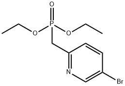 2-(DIETHYLPHOSPHONYLMETHYL)-5-BROMOPYRIDINE 구조식 이미지