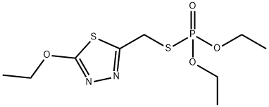 2-(diethoxyphosphorylsulfanylmethyl)-5-ethoxy-1,3,4-thiadiazole Structure