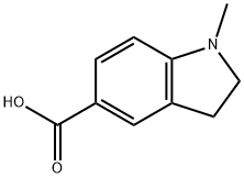 1-Methylindoline-5-carboxylic acid 97% Structure