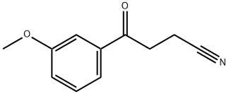 4-(3-METHOXYPHENYL)-4-OXOBUTYRONITRILE Structure