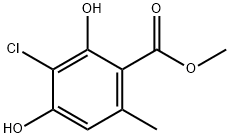 메틸3-클로로-4-하이드록시-6-메틸살리실레이트 구조식 이미지