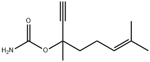 6-Octen-1-yn-3-ol,3,7-dimethyl-,carbamate(9CI) 구조식 이미지