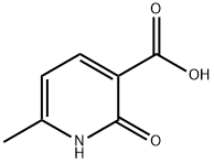2-히드록시-6-메틸피리딘-3-카르복실산 구조식 이미지
