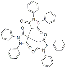 1,1',1'',2,2',2''-Hexaphenyl[4,4':4',4''-terpyrazolidine]-3,3',3'',5,5',5''-hexone 구조식 이미지