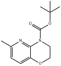 6-METHYL-2,3-DIHYDRO-PYRIDO[3,2-B][1,4]OXAZINE-4-CARBOXYLIC ACID TERT-BUTYL ESTER Structure