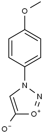 3-(4-Methoxyphenyl)-1,2,3-oxadiazole-3-ium-5-olate Structure