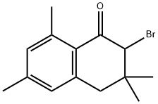 2-BROMO-3,3,6,8-TETRAMETHYL-1,2,3,4-TETRAHYDRONAPHTHALEN-1-ONE Structure
