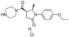 (4R,5R)-1-(4-ethoxyphenyl)-5-methyl-4-(piperazine-1-carbonyl)pyrrolidi n-2-one hydrochloride 구조식 이미지