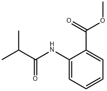 메틸2-[(2-메틸-1-옥소프로필)아미노]벤조에이트 구조식 이미지