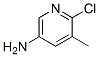 2-클로로-3-메틸-5-아미노피리딘 구조식 이미지