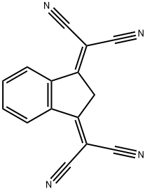 (인단-1,3-디이리딘)디마로노니트릴 구조식 이미지
