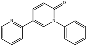 1-Phenyl-5-(pyridin-2-yl)-1,2-dihydropyridin-2-one 구조식 이미지