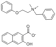 BEPHENIUM HYDROXYNAPHTHOATE Structure