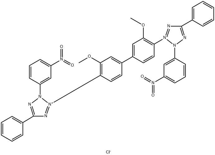 3-NITROTETRAZOLIUM BLUE CHLORIDE Structure