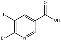 5-fluoro-6-bromonicotinc acid Structure