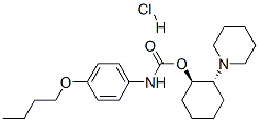 [(1R,2R)-2-(1-피페리딜)사이클로헥실]N-(4-부톡시페닐)카바메이트염산염 구조식 이미지
