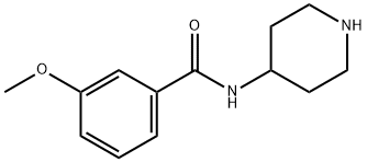 3-METHOXY-N-PIPERIDIN-4-YL-BENZAMIDE Structure