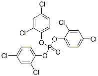 Tris(2,4-dichlorophenyl) phosphate Structure
