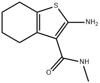 2-AMINO-N-METHYL-4,5,6,7-TETRAHYDRO-1-BENZOTHIOPHENE-3-CARBOXAMIDE 구조식 이미지