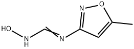 N'-Hydroxy-N-(5-methyl-1,2-oxazol-3-yl)imidoformamide, 3-{[(Hydroxyimino)methyl]amino}-5-methylisoxazole Structure