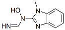 Methanimidamide, N-hydroxy-N-(1-methyl-1H-benzimidazol-2-yl)- (9CI) Structure