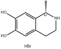 6,7-DIHYDROXY-1-METHYL-1,2,3,4-TETRAHYDROISOQUINOLINE HYDROBROMIDE Structure