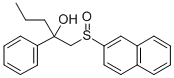 Benzyl alcohol, alpha-((2-naphthylsulfinyl)methyl)-alpha-propyl- Structure
