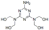 [(6-amino-1,3,5-triazine-2,4-diyl)dinitrilo]tetrakismethanol Structure