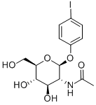 4'-IODOPHENYL 2-ACETAMIDO-2-DEOXY-BETA-D-GLUCOPYRANOSIDE Structure