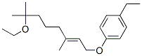 (E)-7-ethoxy-1-(4-ethylphenoxy)-3,7-dimethyl-oct-2-ene Structure