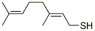 3,7-dimethylocta-2,6-diene-1-thiol Structure