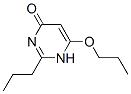 4(1H)-Pyrimidinone, 6-propoxy-2-propyl- (9CI) 구조식 이미지