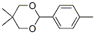 5,5-dimethyl-2-(4-methylphenyl)-1,3-dioxane Structure