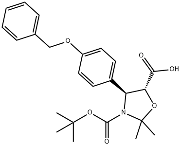 382596-28-3 (4S,5R)-2,2-DiMethyl-4-[4-(phenylMethoxy)phenyl]-3,5-oxazolidinedicarboxylic Acid 3-(1,1-DiMethylethyl) Ester