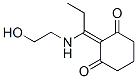 1,3-Cyclohexanedione, 2-[1-[(2-hydroxyethyl)amino]propylidene]- (9CI) 구조식 이미지