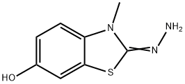 2(3H)-Benzothiazolone,6-hydroxy-3-methyl-,hydrazone(9CI) 구조식 이미지