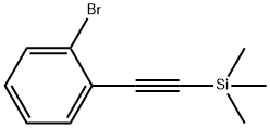 (2-BROMOPHENYLETHYNYL)TRIMETHYLSILANE Structure