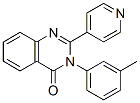 3-(3-Methylphenyl)-2-(4-pyridyl)quinazolin-4(3H)-one Structure
