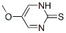 2(1H)-Pyrimidinethione, 5-methoxy- (9CI) 구조식 이미지