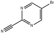 5-Bromopyrimidine-2-carbonitrile 구조식 이미지