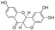 (6aR,12aR)-6a,12a-Dihydro-2,3,10-trihydroxy[2]benzopyrano[4,3-b][1]benzopyran-7(5H)-one Structure