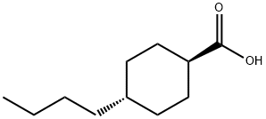 trans-4-Butylcyclohexanecarboxylic acid 구조식 이미지