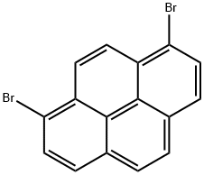 1,8-Dibromopyrene 구조식 이미지