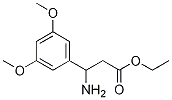 Benzenepropanoic acid, .beta.-amino-3,5-dimethoxy-, ethyl ester Structure