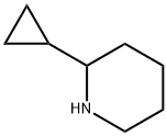 Piperidine, 2-cyclopropyl- (9CI) Structure