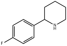 2-(4-FLUOROPHENYL)PIPERIDINE Structure